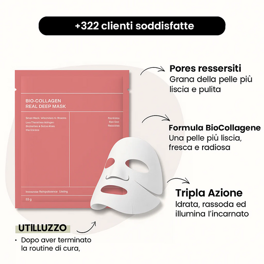 4 Maschere viso BIO-COLLAGENE